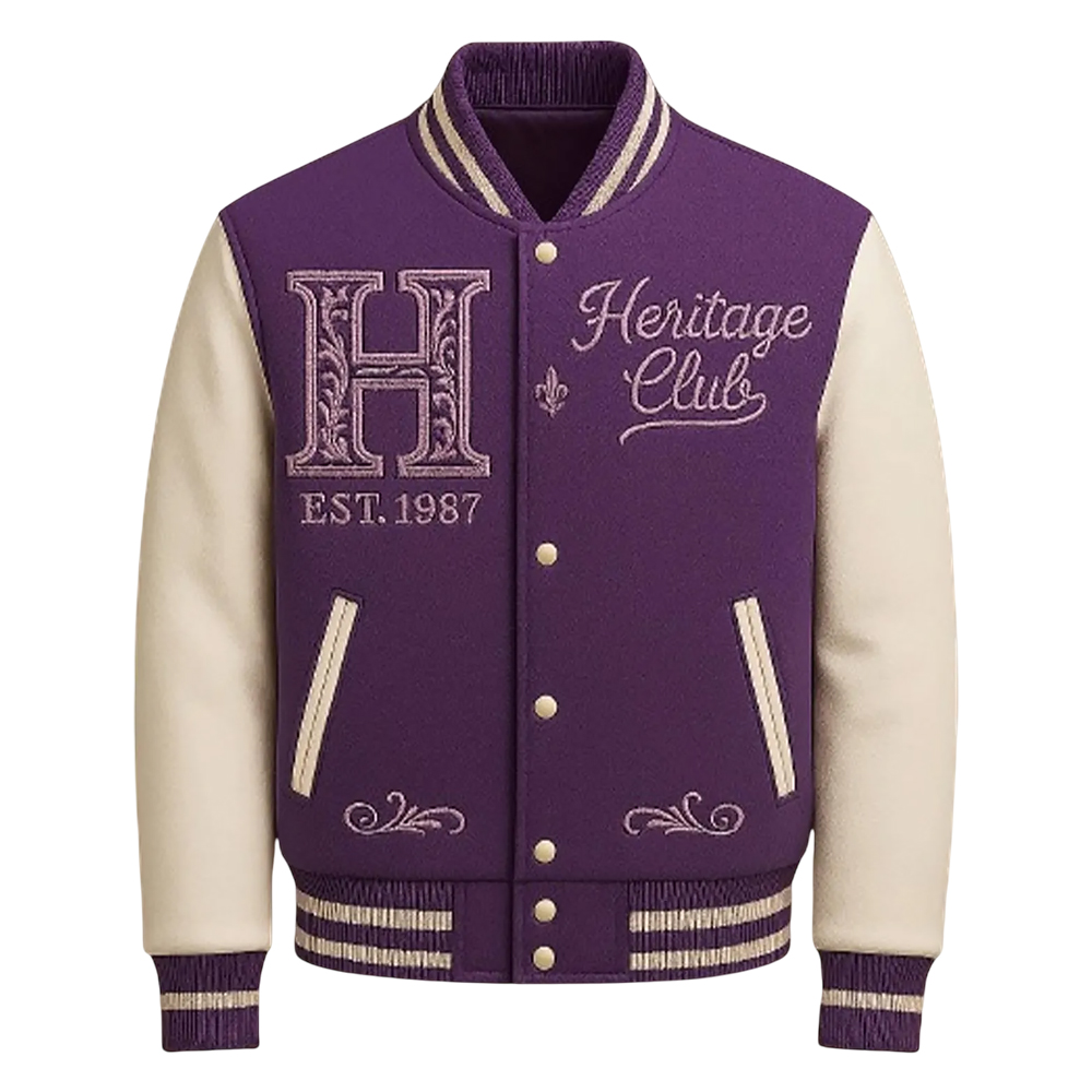 Purple Varsity Jacket