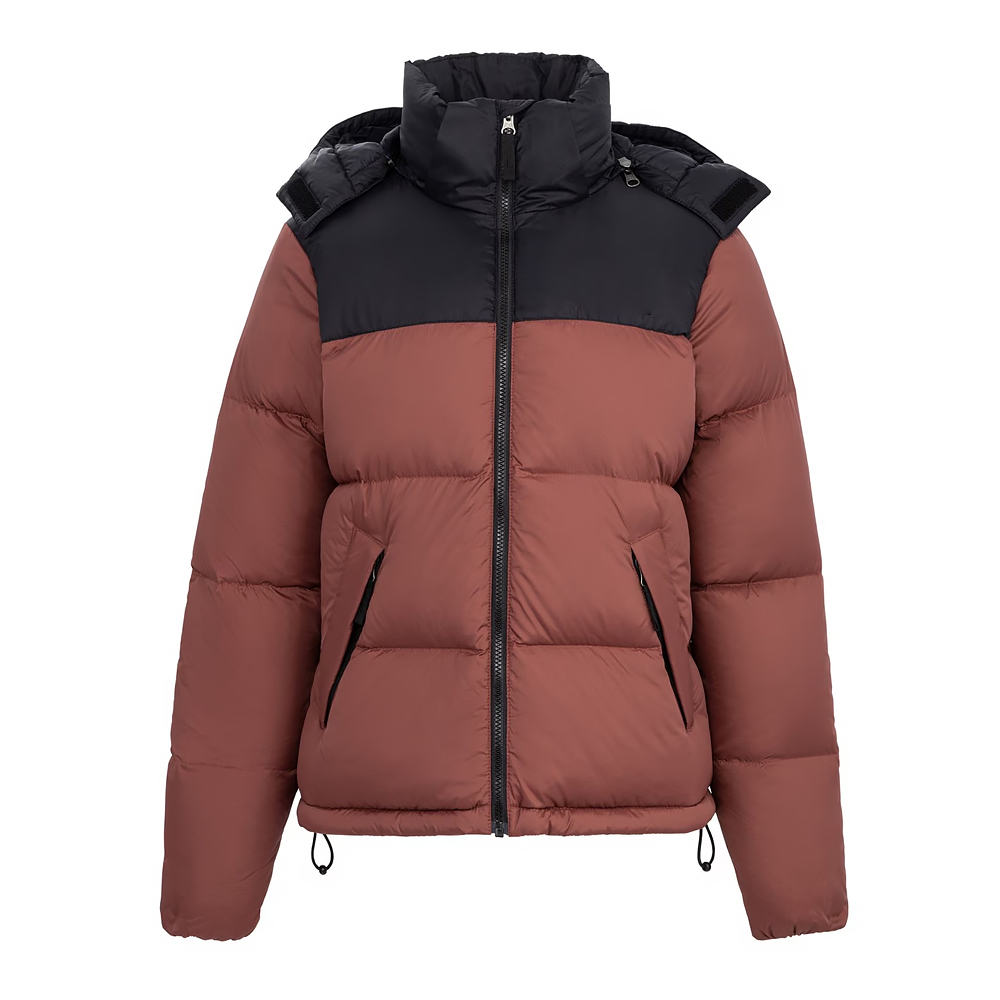 Rust Edge Puffer Jacket