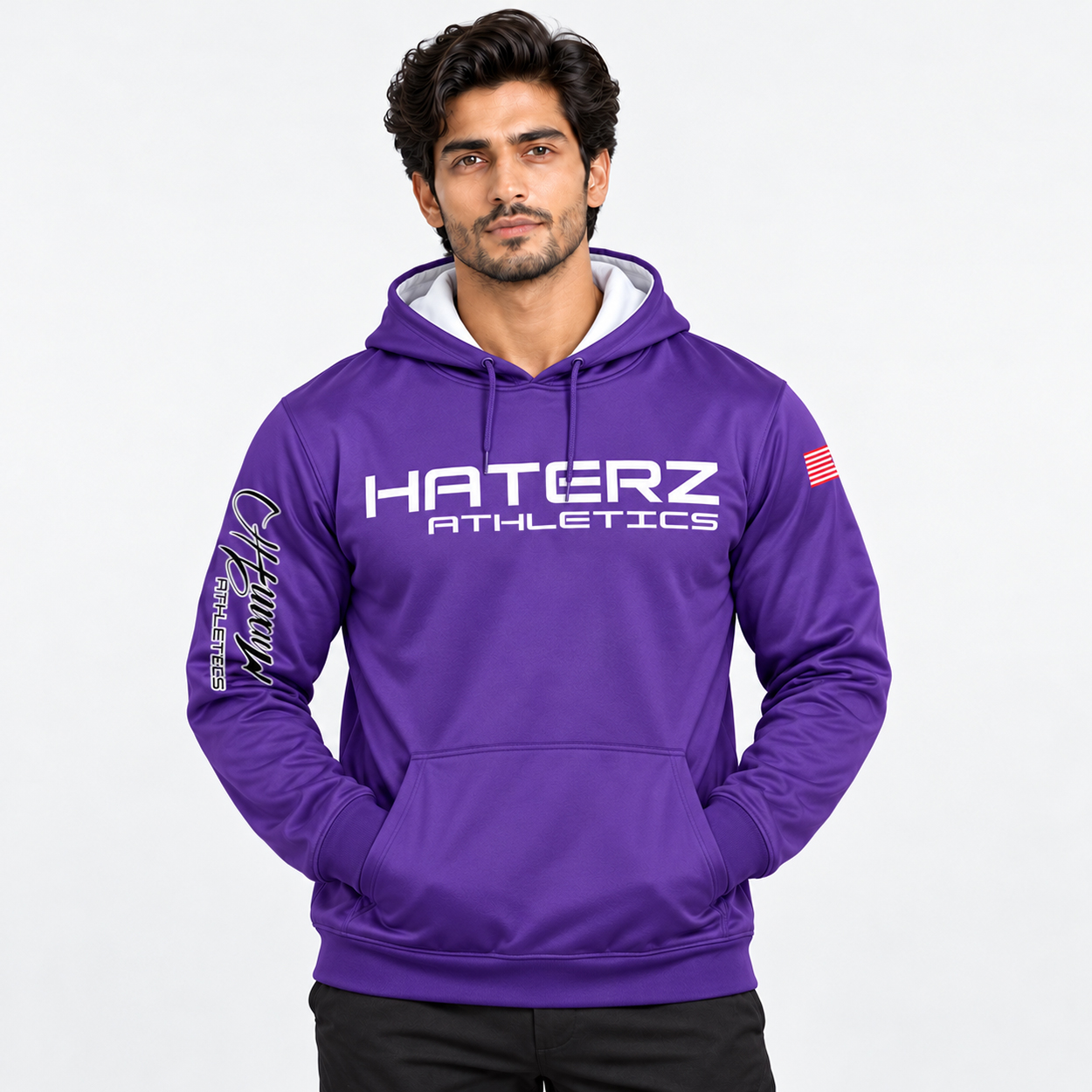 Premium Men’s Purple Hoodie