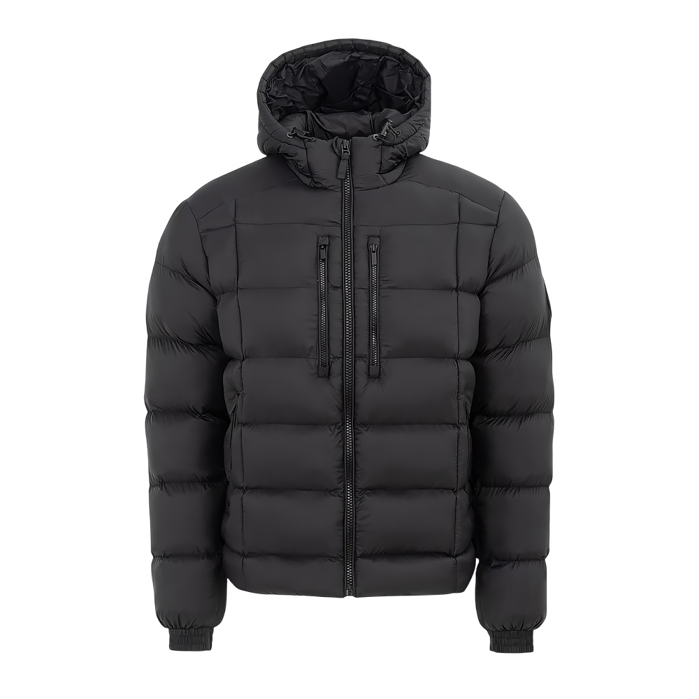 Stealth Black Puffer Jacket