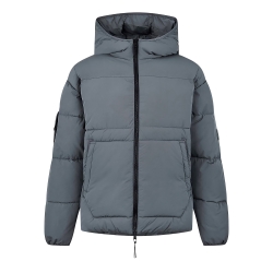 Slate Blue Puffer Jacket