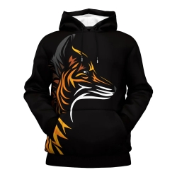Tribal Fox Spirit Hoodie Bold & Wild Streetwear Tribal Fox Spirit Hoodie Bold & Wild Streetwear