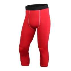 Red Compression Base Layer Leggings
