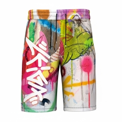 Graffiti Street Art Casual Shorts