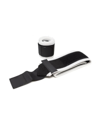 Flex Support Wrist Wraps – White/Black