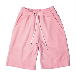 Pink Casual Jogger Shorts